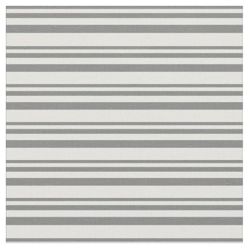 Gray & Light Cyan Striped/Lined Pattern Fabric