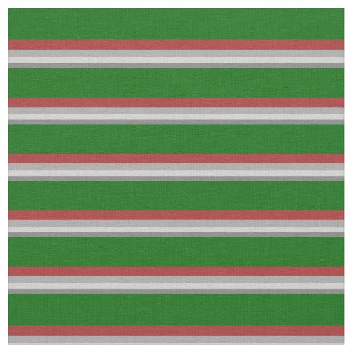 Gray, Light Gray, Dark Grey, Brown, and Dark Green Fabric