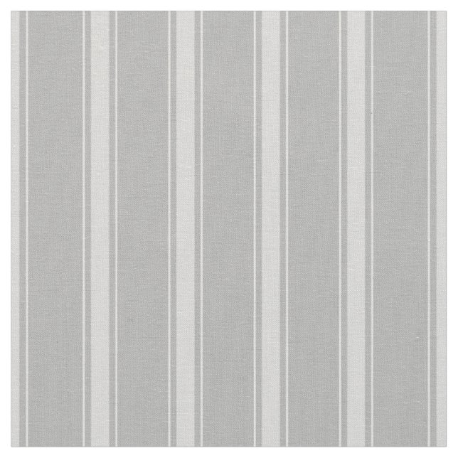 Gray & Light Gray Stripes Fabric (Close Up)
