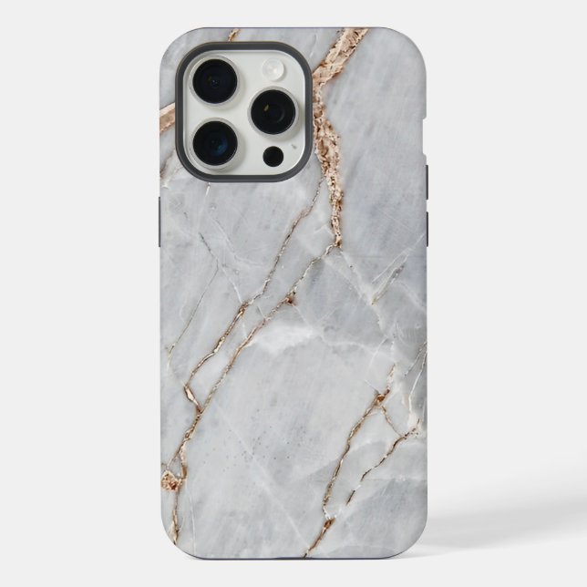 gray light marble stone texture background iphone case (Back)