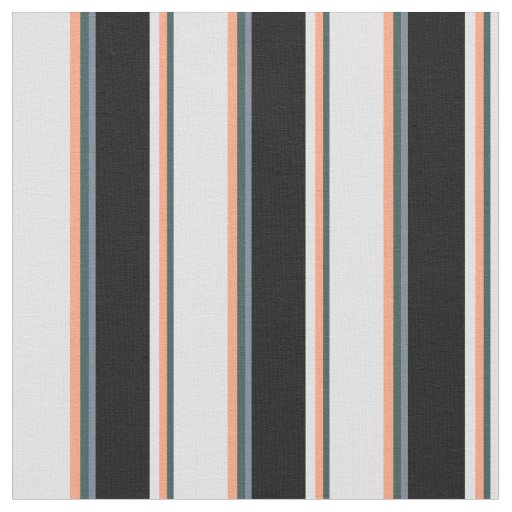 Gray, Light Salmon, Lavender, Black & Slate Gray Fabric