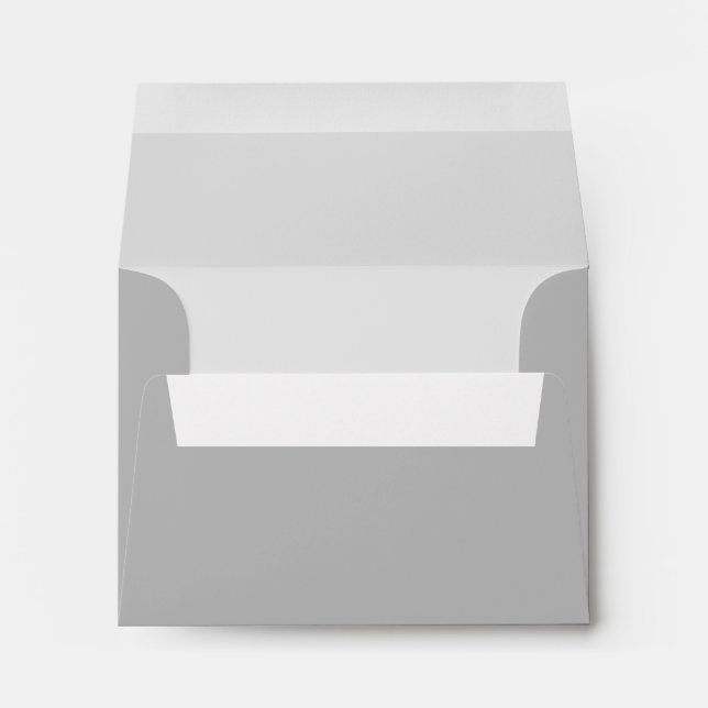 Gray Lined Envelope (Back (Bottom))