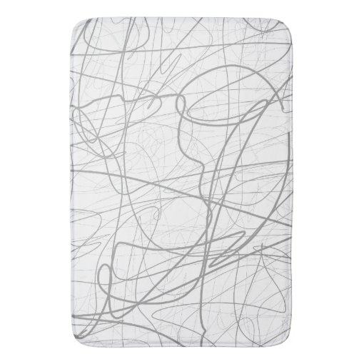 Long Bath Mat Gray
