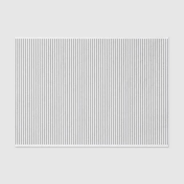Gray lines on White Tissue Paper (Front)