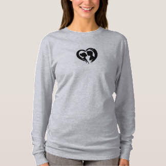 Gray Log Sleeved T shirts