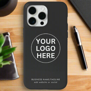 Gray Logo l Professional Business Branding  iPhone 15 Pro Max Case