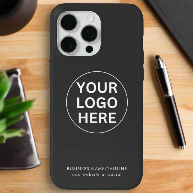 Gray Logo l Professional Business Branding  Case-Mate iPhone Case (Creator Uploaded)