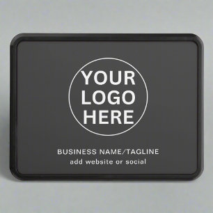 Gray Logo l Promotional Business Corporate Hitch Cover