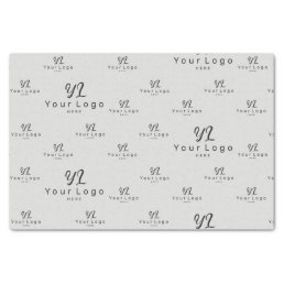 Gray Logo pattern Business Brand Simple Packaging Tissue Paper