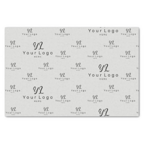 Gray Logo pattern Business Brand Simple Packaging Tissue Paper