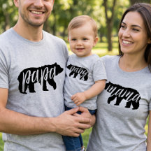Gray Mama Bear Matching Family