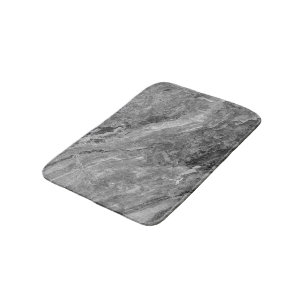 Gray marble bath mat