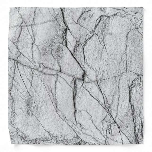 Gray Marble Dappled Concrete Bandana (Front)