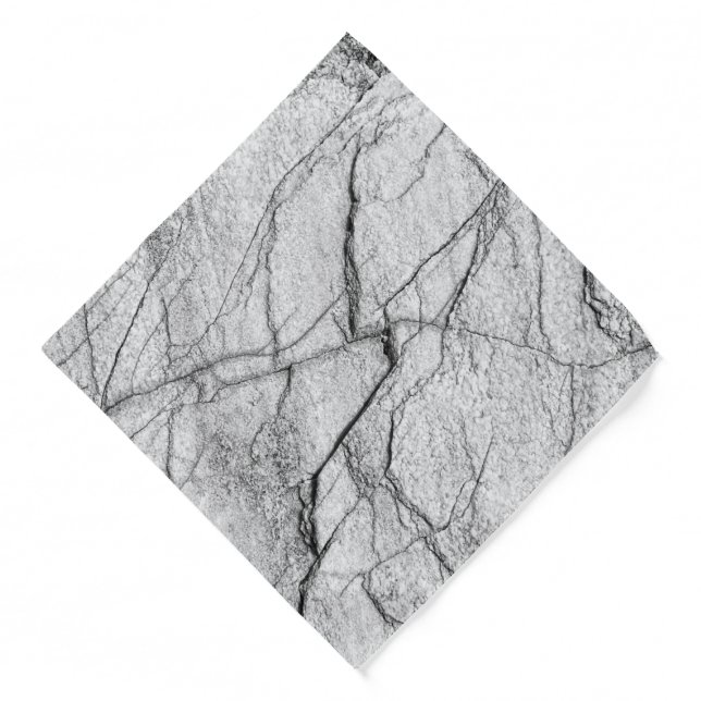 Gray Marble Dappled Concrete Bandana (Front)