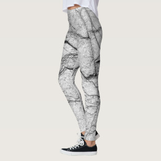 Gray Marble Dappled Concrete Leggings