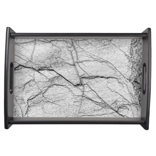 Gray Marble Dappled Concrete Serving Tray