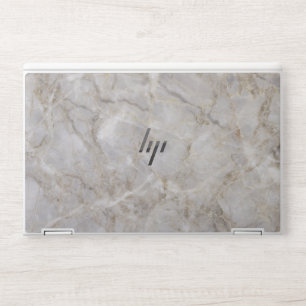 Gray Marble HP Laptop Skin