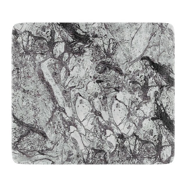 Gray Marble Look Cutting Board (Front)