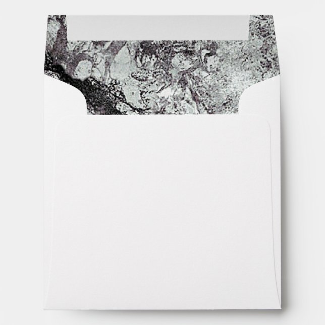 Gray Marble Look Envelope (Back (Bottom))
