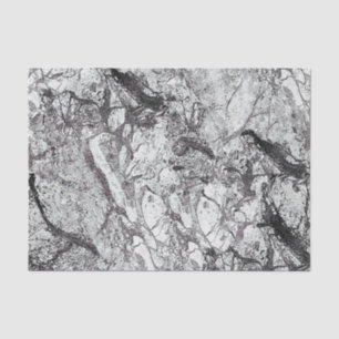 Gray Marble Look Tissue Paper