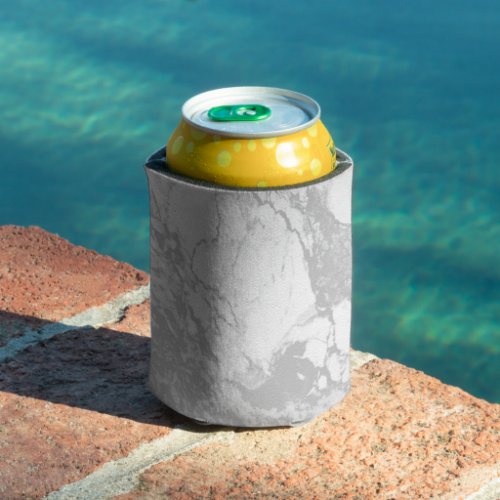 Gray Marble Pattern Fathers Day Can Cooler