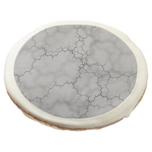 Gray Marble Pattern Fathers Day Sugar Cookie
