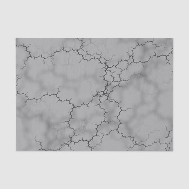 Gray Marble Pattern Father's Day Tissue Paper (Front)