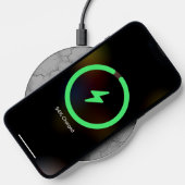 Gray Marble Pattern Father's Day Wireless Charger (Phone)