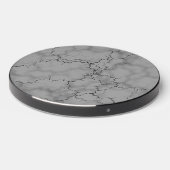 Gray Marble Pattern Father's Day Wireless Charger (Front 2)