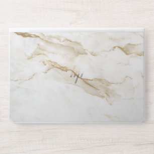 Gray Marble Pattern HP Laptop Skin