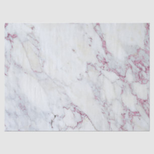 Gray Marble Pink Sparkles Accent Tissue Paper