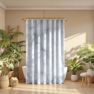 Gray Marble Stone Texture Shower Curtain
