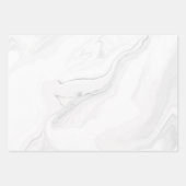 Gray Marble Texture Pattern Wrapping Paper Sheets (Front 2)