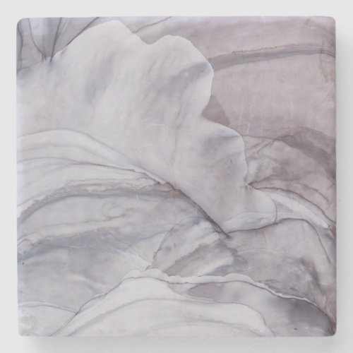 Gray marble texture stone coaster