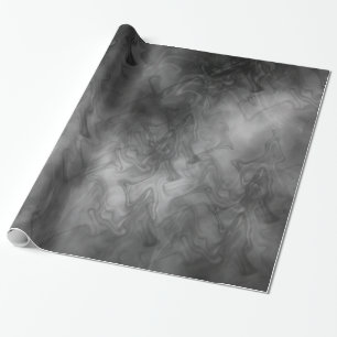 Gray Marble Vintage Steampunk Wrapping Paper