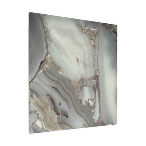 Gray Marble with Gold Vein Modern Art
