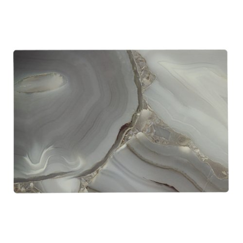 Gray Marble with Gold Vein Placemat