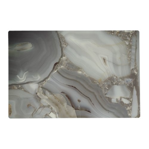 Gray Marble with Gold Vein Placemat