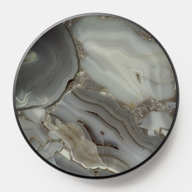 Gray Marble with Gold Vein PopSocket (Popsocket)