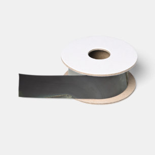 Gray Marble with Gold Vein Satin Ribbon