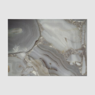 Gray Marble with Gold Vein Tissue Paper