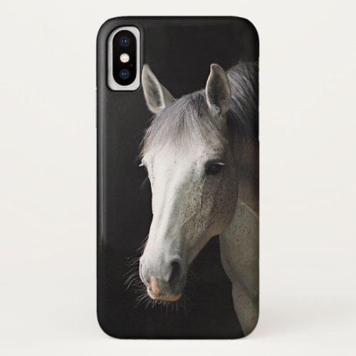 Gray Mare Beautiful Horse iPhone X Case