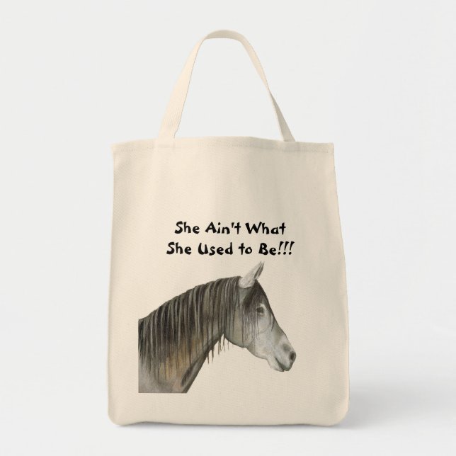 Gray Mare Tote Bag (Front)