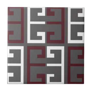 Maroon Ceramic Tiles | Zazzle