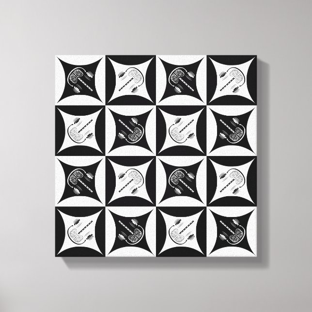 Gray Matter in the Hole in the Barn Door Canvas Print (Front)