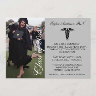 Gray Medical RN School Graduation Announcement