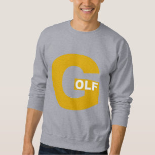 Gray men's golf DESIGN sweatshirt