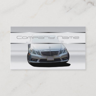 Gray Mercedes Benz Business Cards