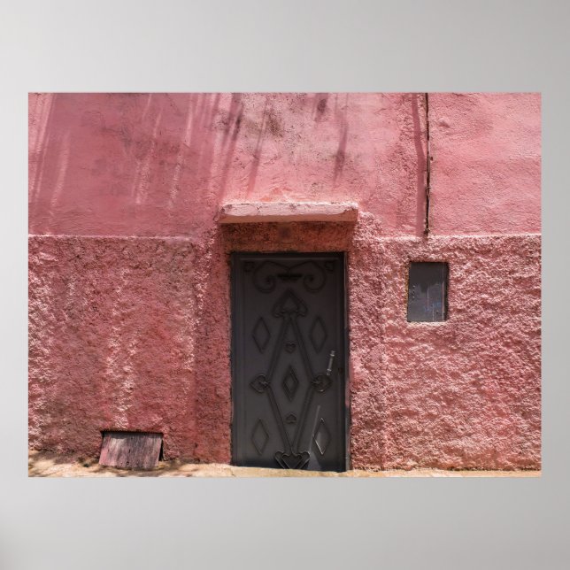 GRAY METAL DOOR FRAME POSTER (Front)