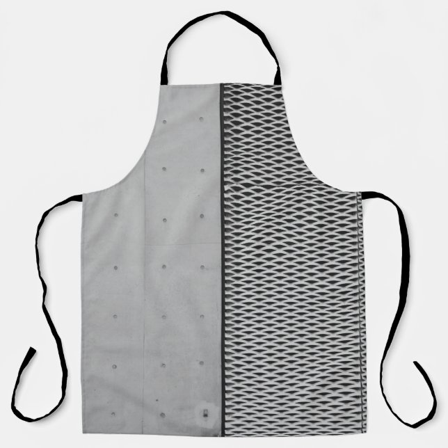 Gray metal galvanized sheet apron (Front)